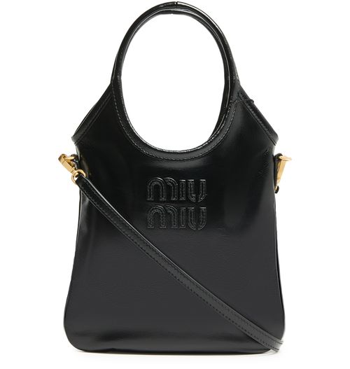 MIU MIU Mini sac en cuir souple Ivy