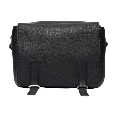 Loewe Xs Military Messenger Bag In Black