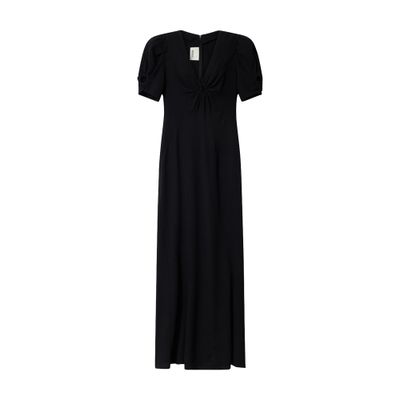 Isabel Marant Surelie Maxi Dress In Black