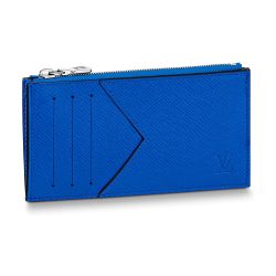 入手困難♪【LOUIS VUITTON】ブルー バンダナ コインcard holder LOUIS VUITTON】ルイヴィトン『バンダナ コインカード ホルダー