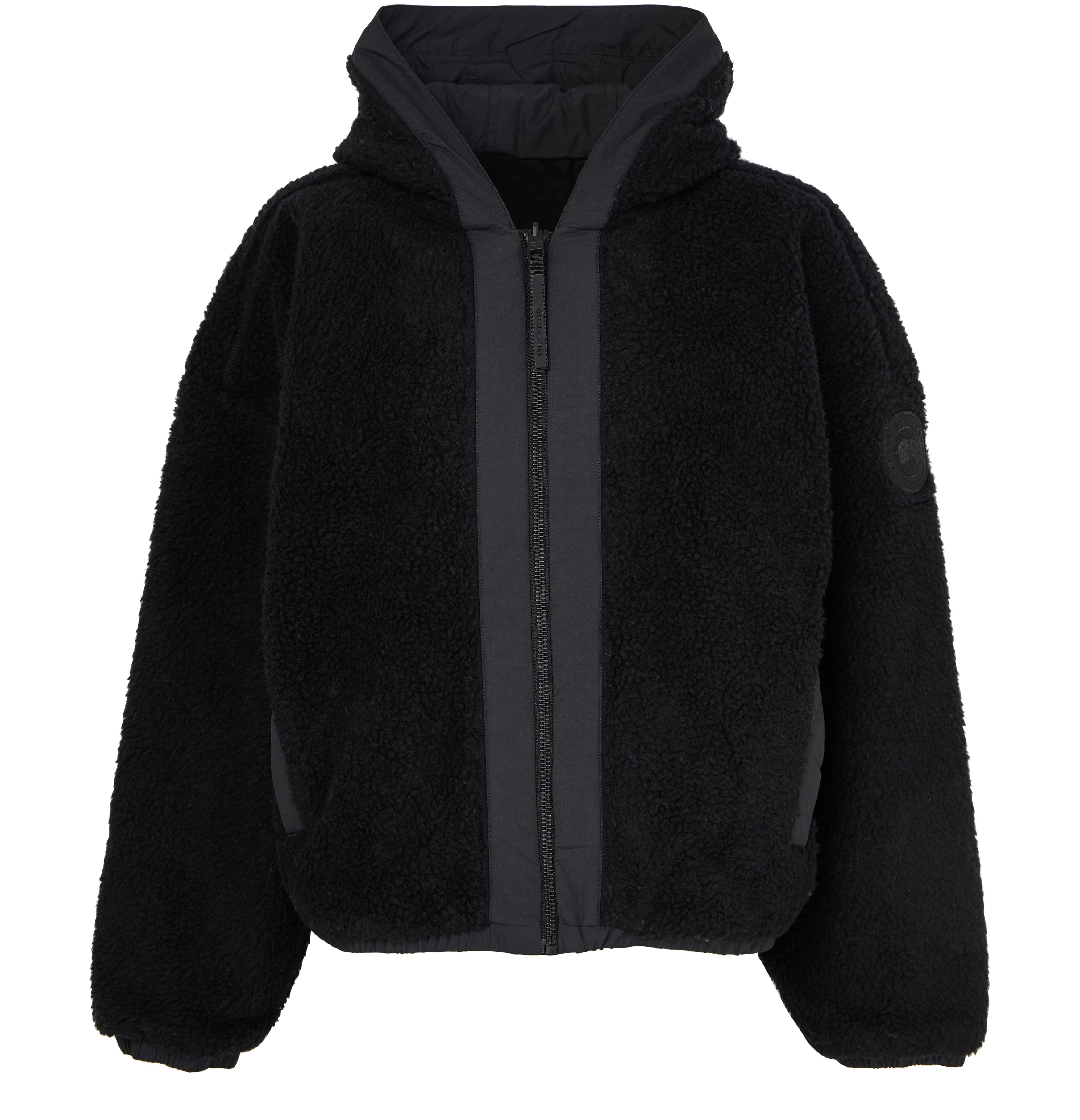 Alberni reversible fleece aviator jacket