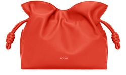 Medium Flamenco clutch in nappa calfskin
