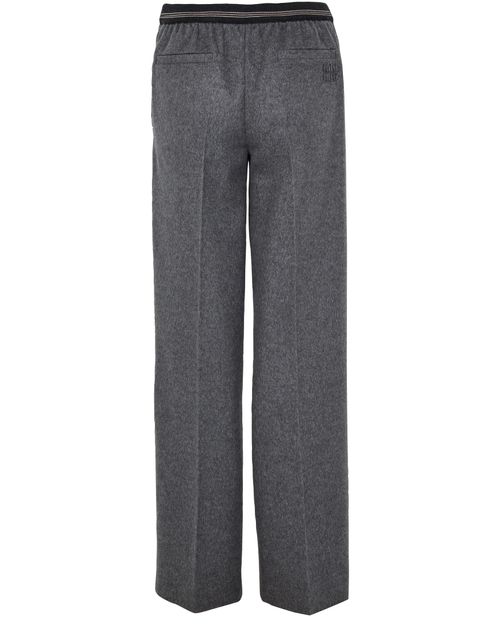 MIU MIU Pantalon en laine avec coulisse