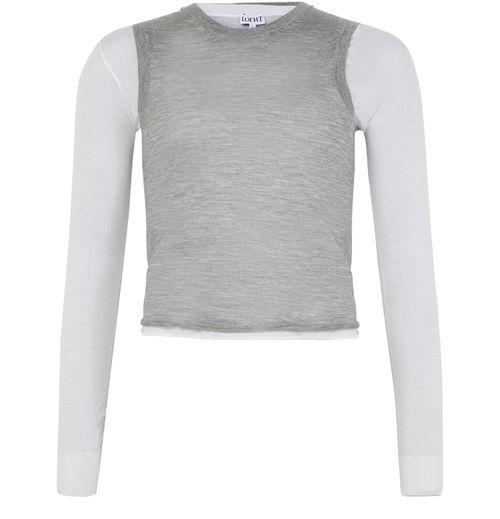 LOEWE Draped sweater in cashmere