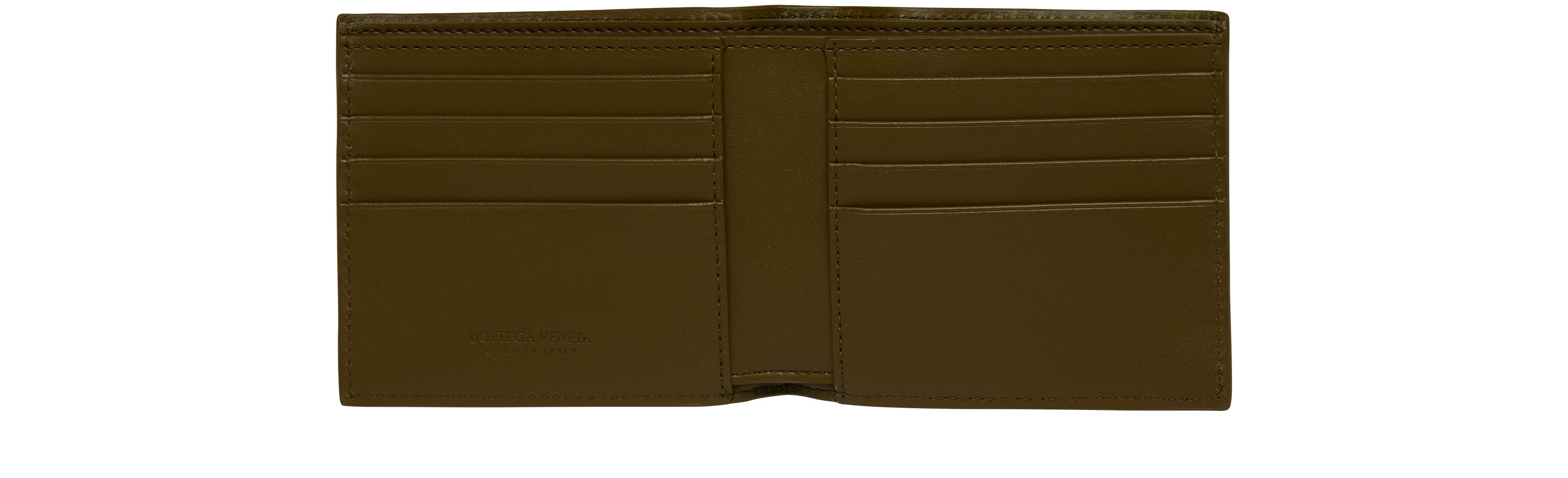 Intrecciato leather wallet thumbnail 5