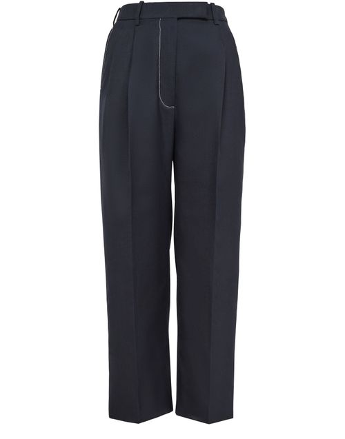 THOM BROWNE High waisted double pleat trouser