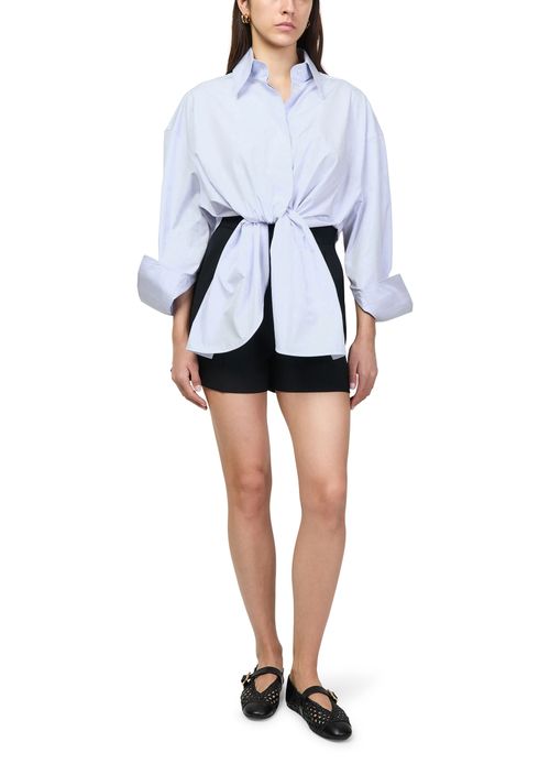GIVENCHY Asymmetrical poplin shirt