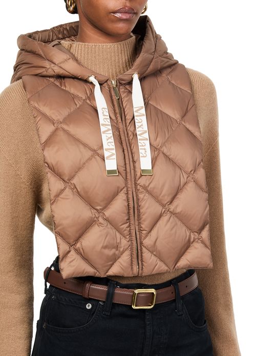 MAX MARA  Trec sleeveless plastron down jacket - THE CUBE