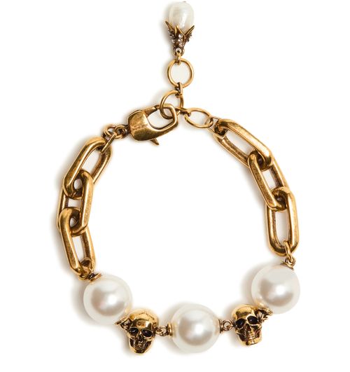 MCQUEEN Beaded chain bracelet