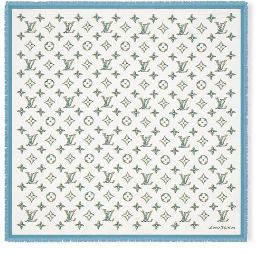 LOUIS VUITTON Châle Monogram Flowers