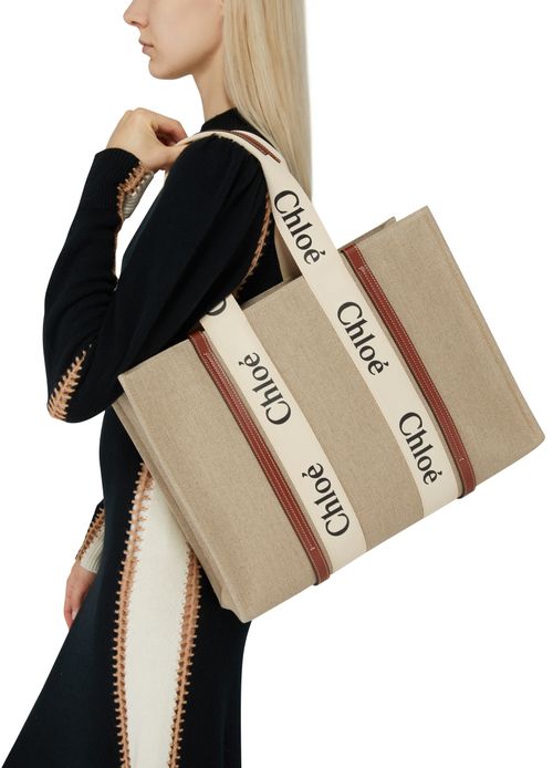 CHLOE Large Woody tote bag