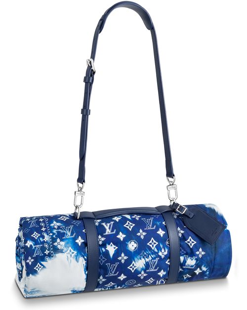 LOUIS VUITTON Monogram Bandana Beach Blanket & Holder