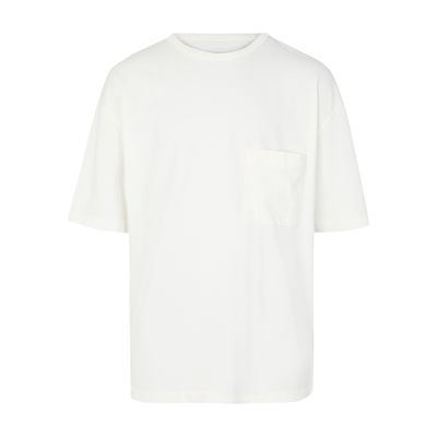 Lemaire Patch-pocket Jersey T-shirt In White