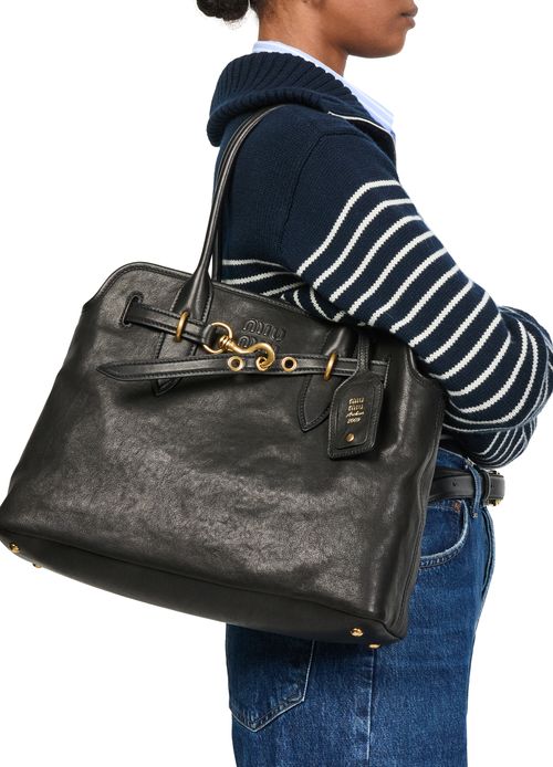 MIU MIU Aventure nappa leather bag