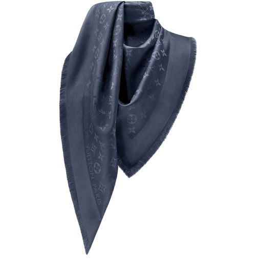 LOUIS VUITTON Châle Monogram Classic