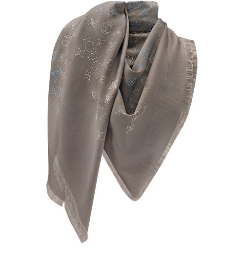 LOUIS VUITTON Châle Flight Mode Mahina Cloudy Flowers