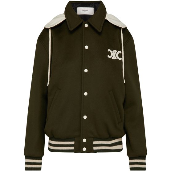 Women's Louis Vuitton Brown Varsity Jacket