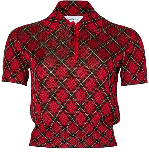 MCQUEEN Printed polo shirt