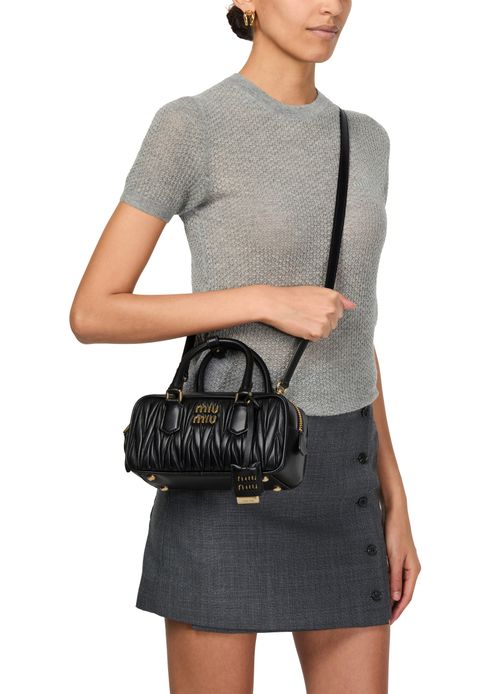 MIU MIU Arcadie quilted nappa leather bag