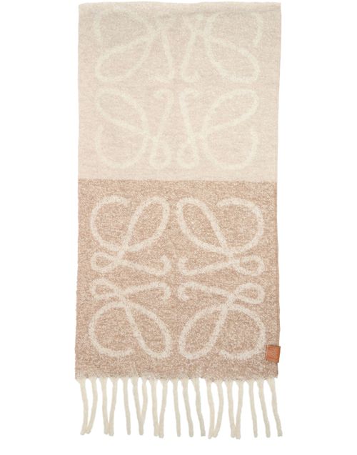 LOEWE Anagram scarf in alpaca and wool