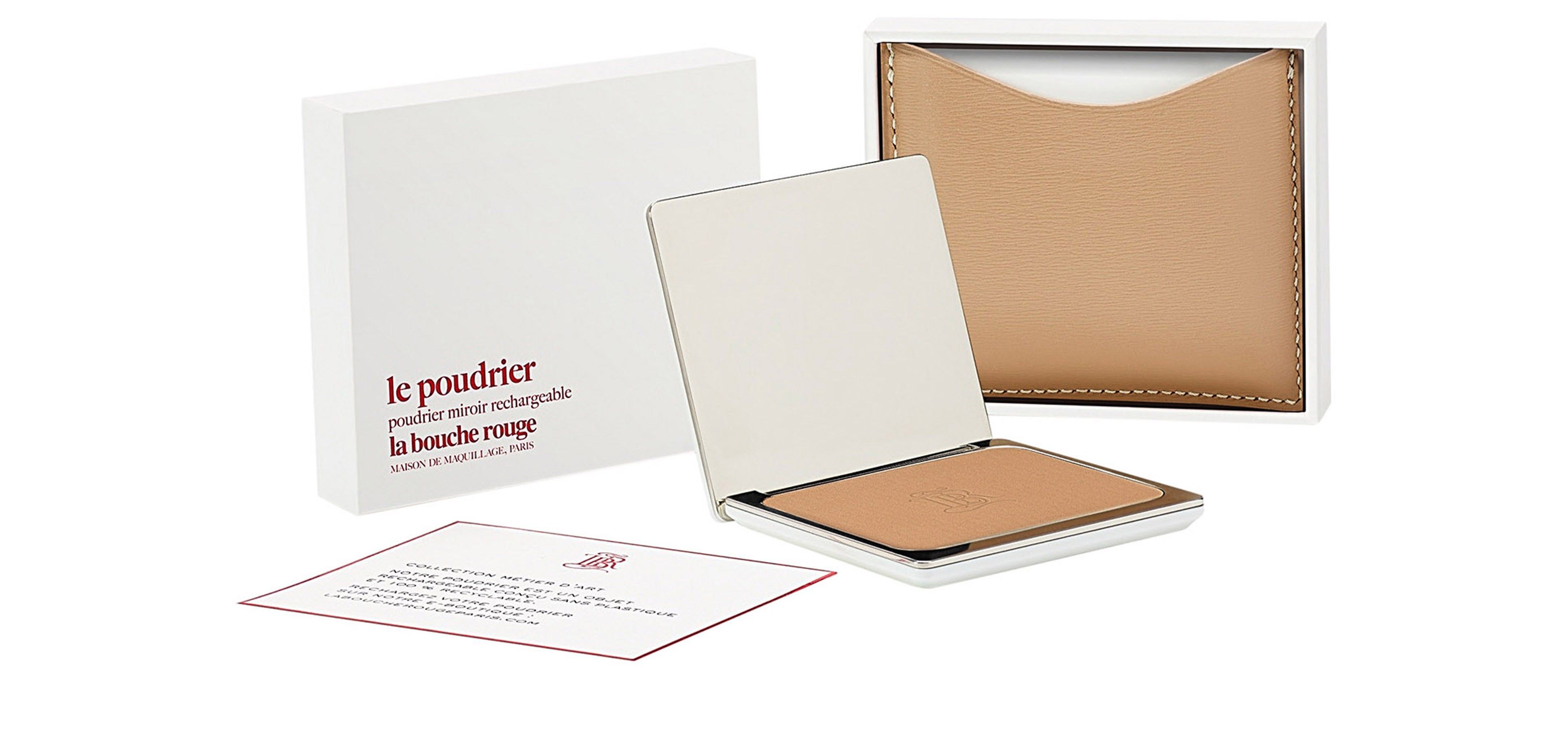 Camel fine leather La Terre Blonde set