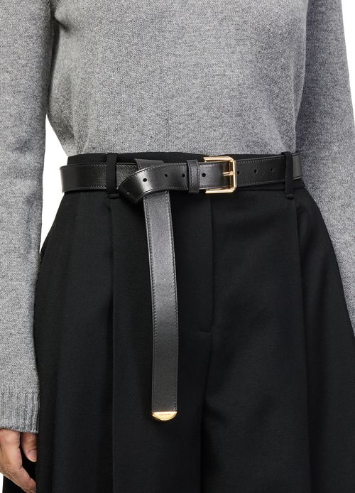 GIVENCHY Voyou belt in shiny leather