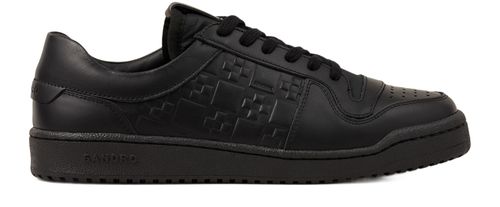SANDRO ミッドカット レザースニーカー