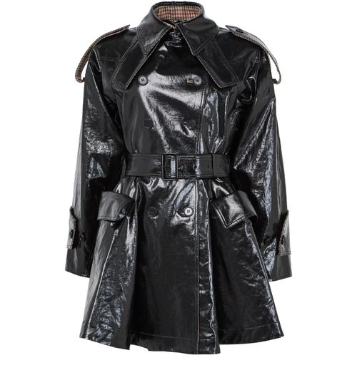 CHLOE Coated linen coat