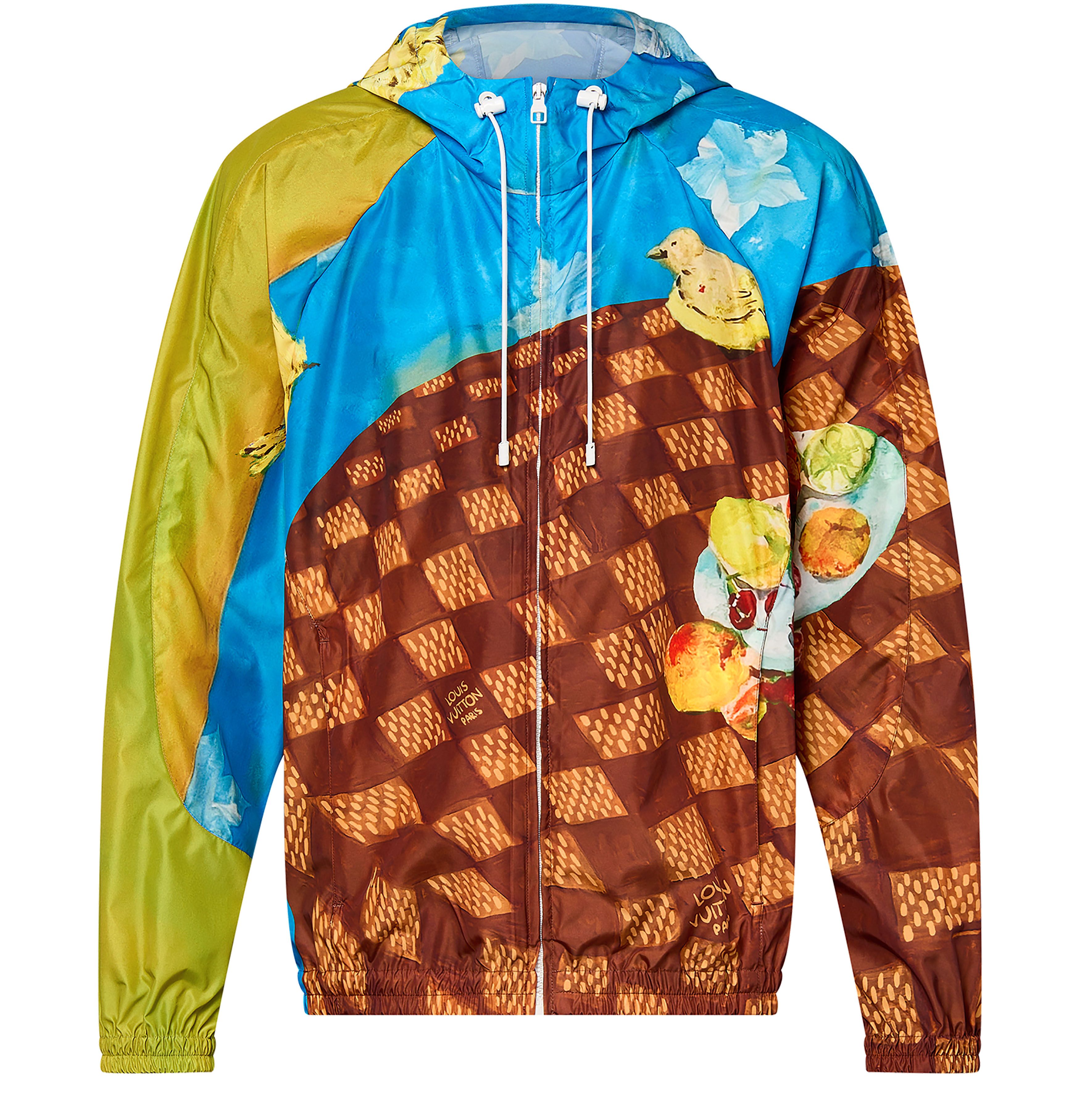 Printed Nylon Windbreaker