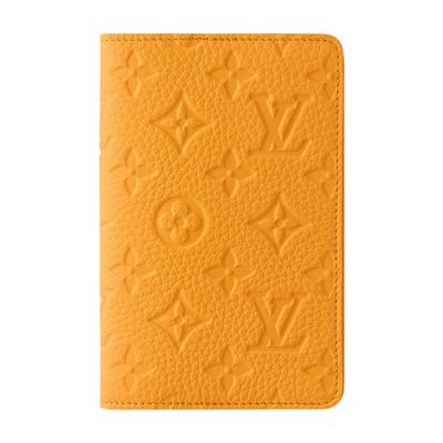 Louis Vuitton Emily Notebook Cover Pm In Yellow