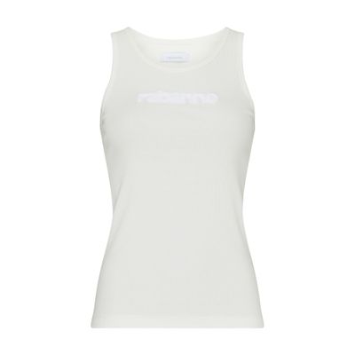 Shop Rabanne Tank Top In White