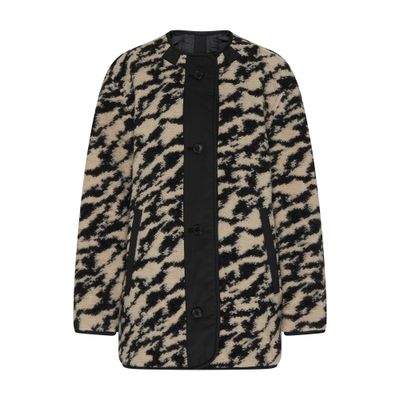 Isabel Marant Étoile Fernalia Cropped Coat In Black