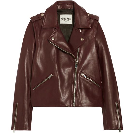 Veste cuir lisse - CLAUDIE PIERLOT