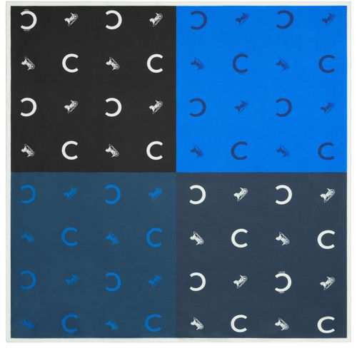 CELINE Square in silk twill