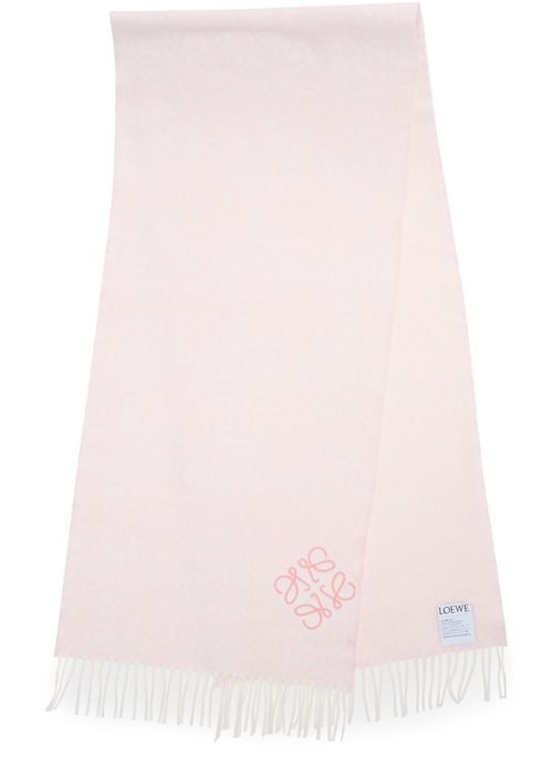 LOEWE Anagram scarf in wool and cashmere