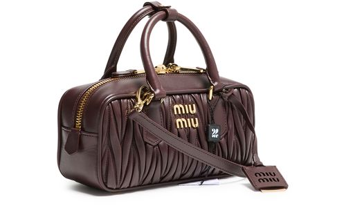 MIU MIU Sac Arcadie en cuir nappa matelassé
