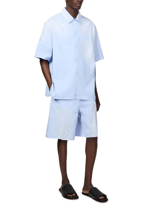 LOEWE Anagram cotton shorts