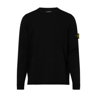 Men s Sweatshirt with logo patch STONE ISLAND 24S