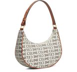 Ava bag in textile with Celine all-over - CELINE