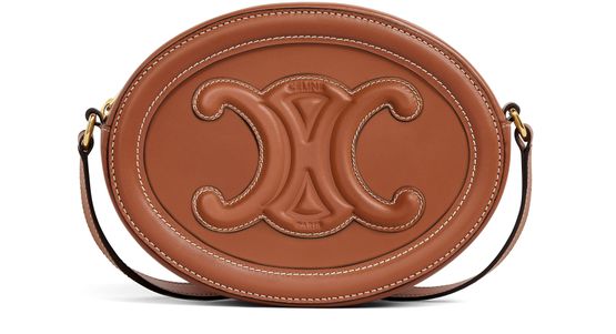 OVAL BAG CUIR TRIOMPHE in SMOOTH CALFSKIN