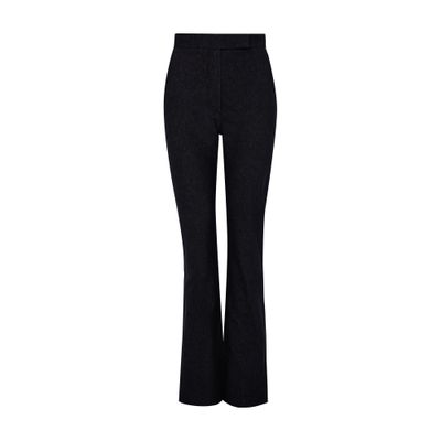 Max Mara Galizia Straight-leg Pants In Brown