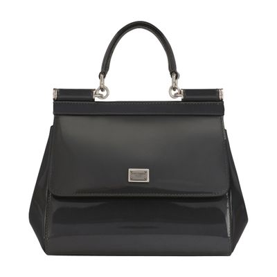 Dolce & Gabbana Kim  Small Sicily Bag In Grey