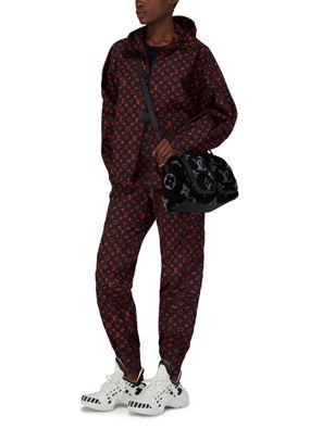 Red Monogram Jogging Pants in Technical Cotton, - Louis Vuitton