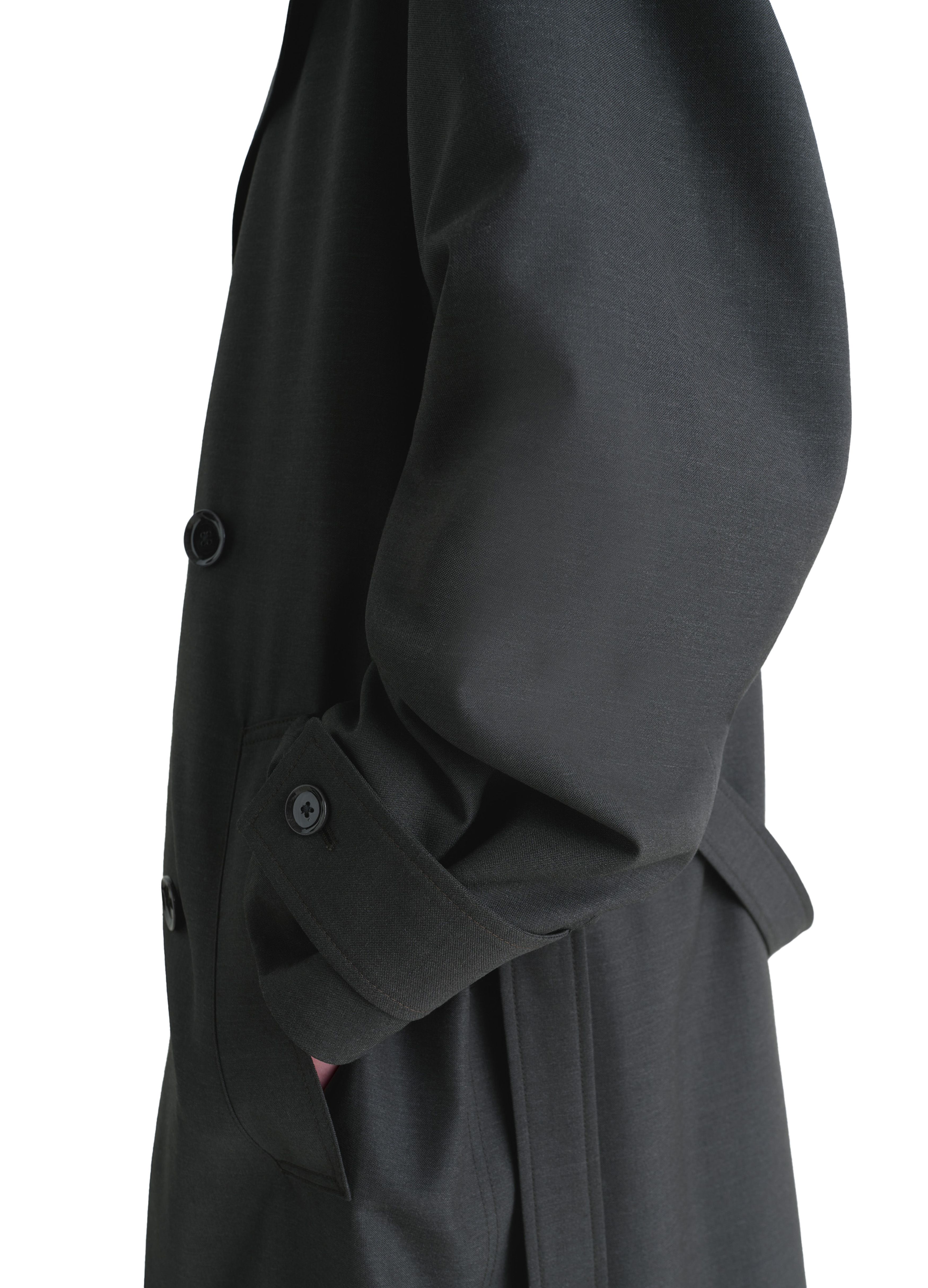 Trench coat whith detachable lining thumbnail 5