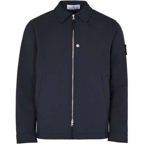 STONE ISLAND Jacke mit Logoaufnäher