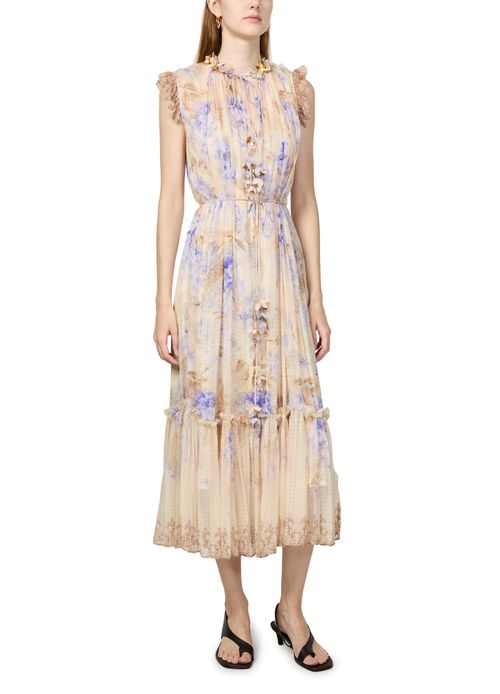 ZIMMERMANN Dawning flutter midi dress