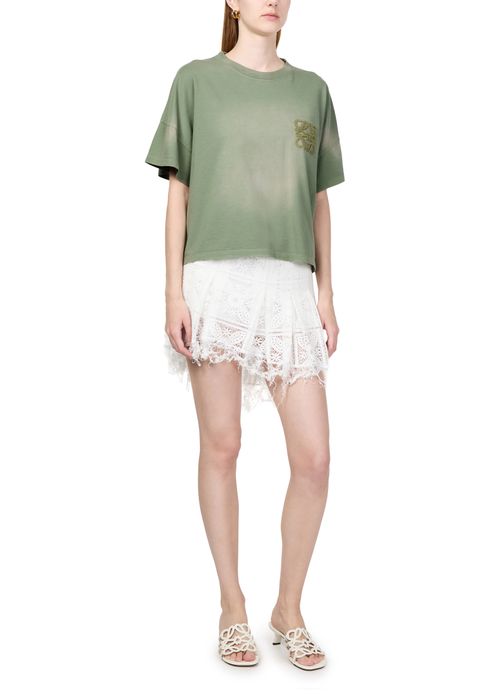 LOEWE Cropped cotton t-shirt
