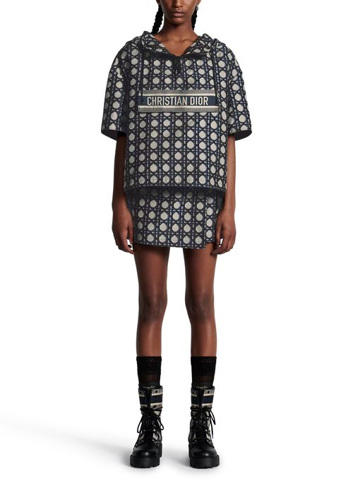 DIOR Cannage printed mini skirt