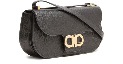 FERRAGAMO Gancini double crossbody bag