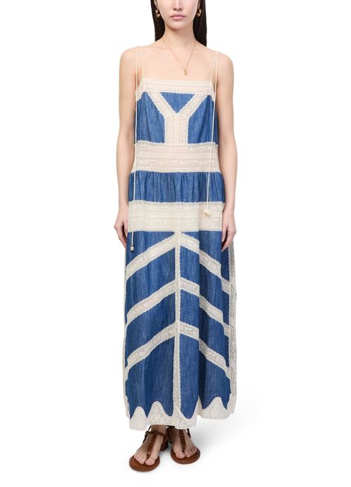 ZIMMERMANN Awaken denim négligée dress